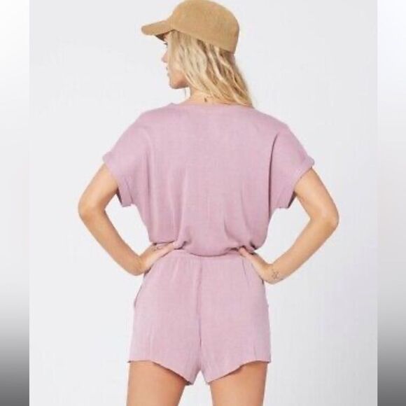 NWT L*Space Great Escape Romper in Dusty Rose S - Picture 3 of 9